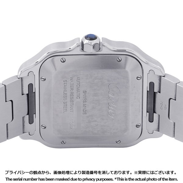 カルティエ サントス ドゥ カルティエ LM WSSA0062 Cartier 腕時計 グリーン文字盤