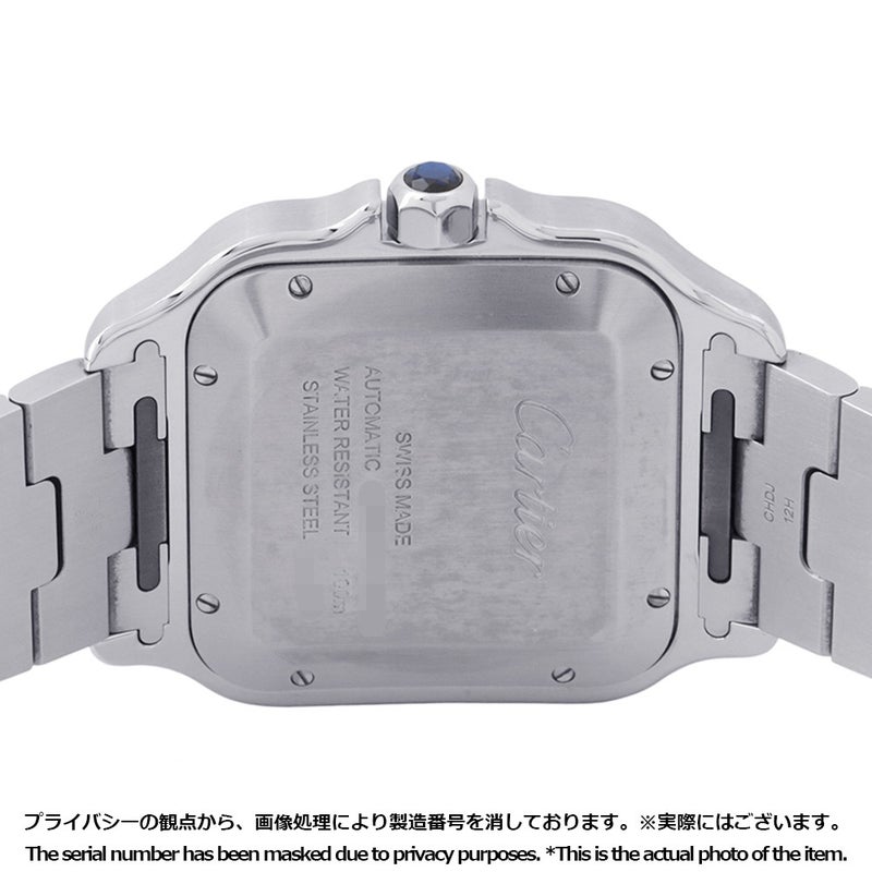 カルティエ サントス ドゥ カルティエ LM WSSA0062 Cartier 腕時計 グリーン文字盤