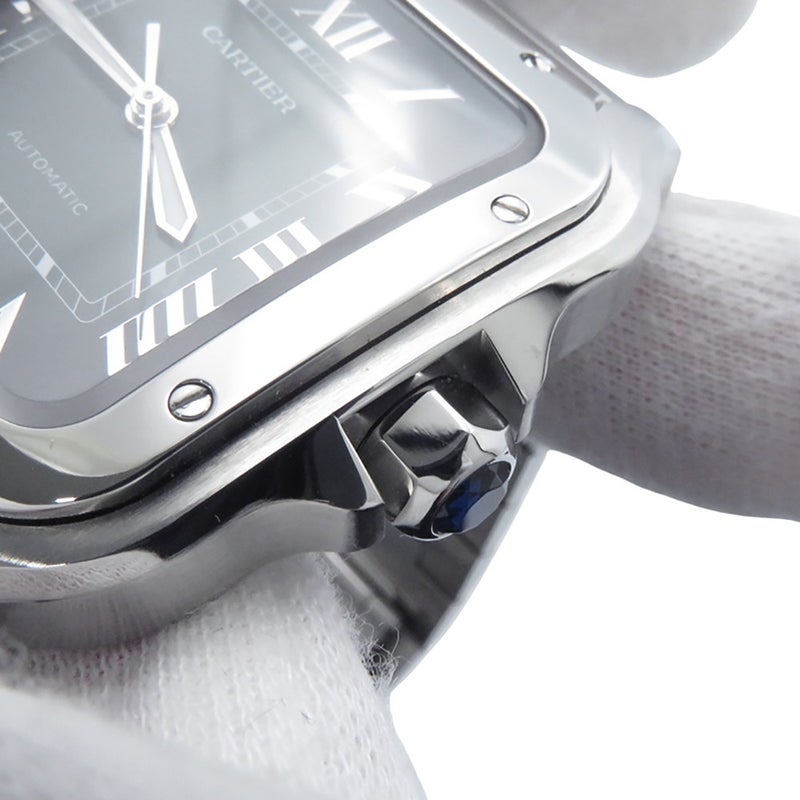 カルティエ サントス ドゥ カルティエ LM WSSA0062 Cartier 腕時計 グリーン文字盤