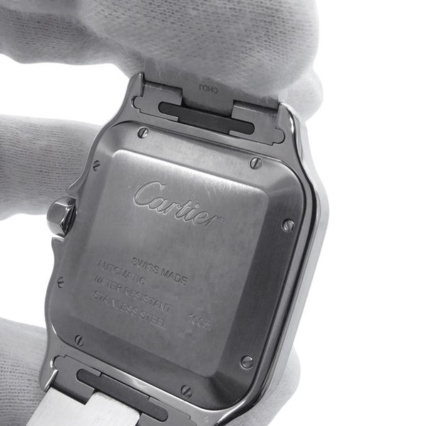 カルティエ サントス ドゥ カルティエ LM WSSA0062 Cartier 腕時計 グリーン文字盤