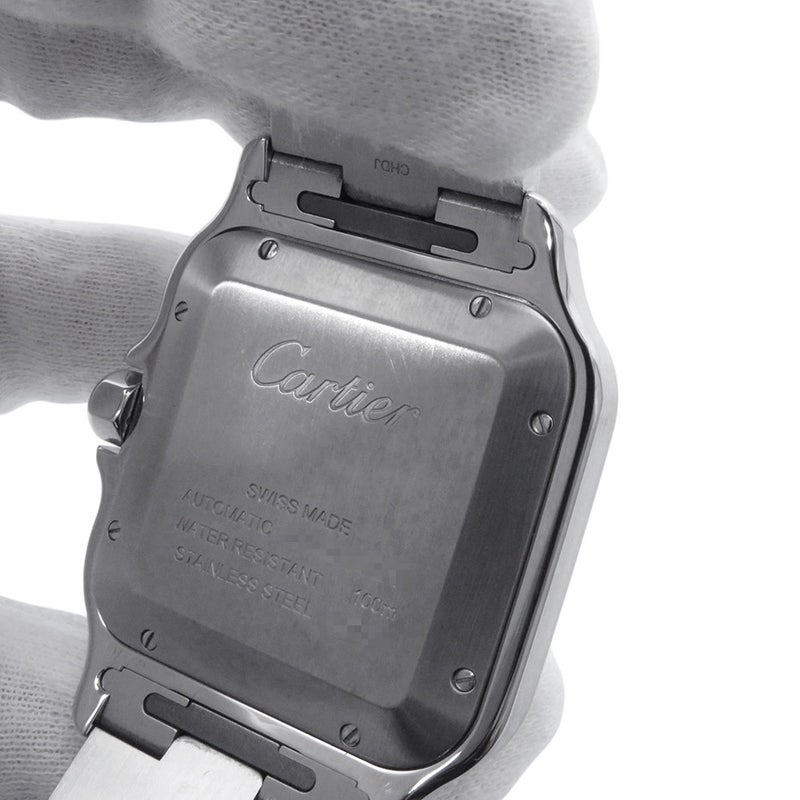 カルティエ サントス ドゥ カルティエ LM WSSA0062 Cartier 腕時計 グリーン文字盤