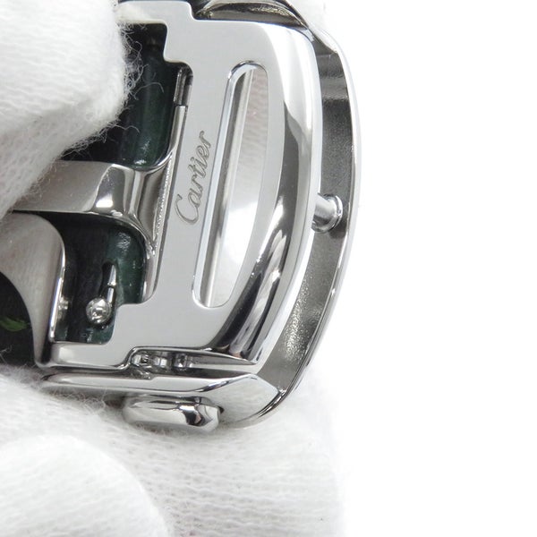 カルティエ サントス ドゥ カルティエ LM WSSA0062 Cartier 腕時計 グリーン文字盤