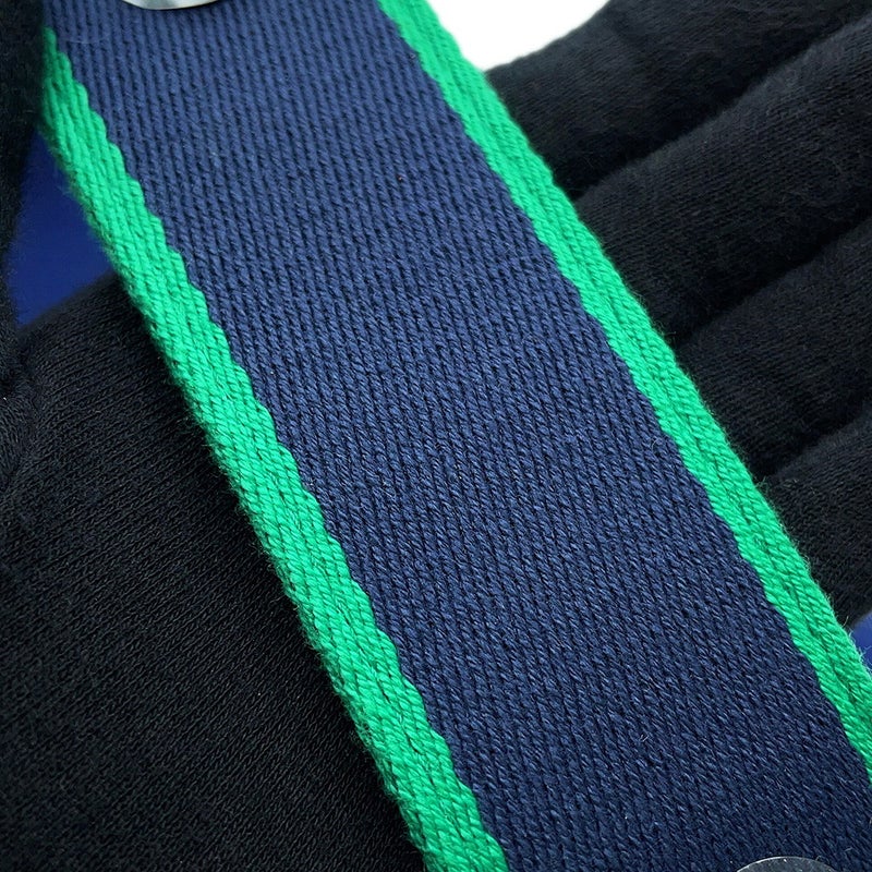 エルメス ポーチ ブリッド・ア・ブラックPM マリン/シルバー金具 キャンバス HERMES バッグ 小物入れ