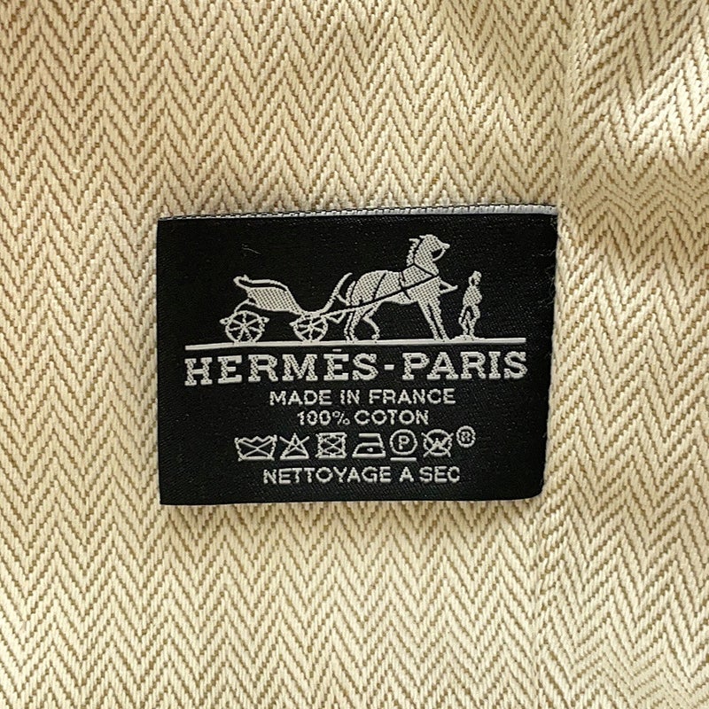 エルメス ポーチ ブリッド・ア・ブラックGM オランジュ・フー/シルバー金具 キャンバス HERMES バッグ 小物入れ