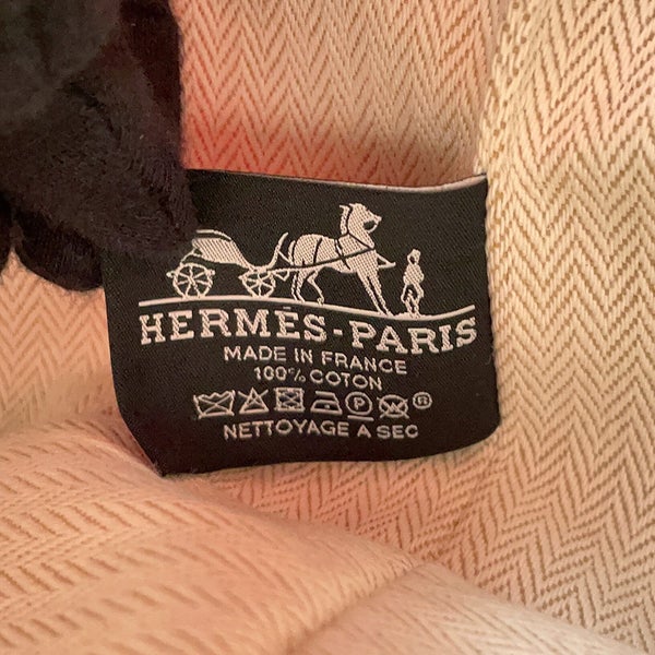 エルメス ポーチ ブリッド・ア・ブラックGM ハイビスカス/シルバー金具 キャンバス HERMES バッグ 小物入れ