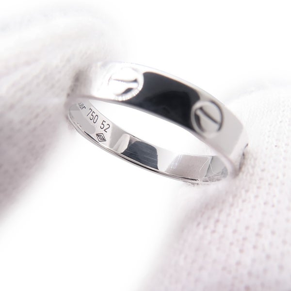カルティエ リング LOVE リング SM スモールモデル K18WGホワイトゴールド サイズ52 B4085100 Cartier 指輪 ラブリング