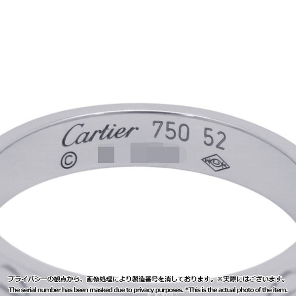 カルティエ リング LOVE リング SM スモールモデル K18WGホワイトゴールド サイズ52 B4085100 Cartier 指輪 ラブリング