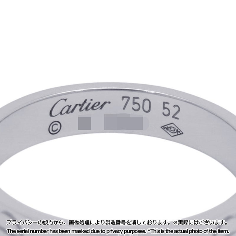 カルティエ リング LOVE リング SM スモールモデル K18WGホワイトゴールド サイズ52 B4085100 Cartier 指輪 ラブリング