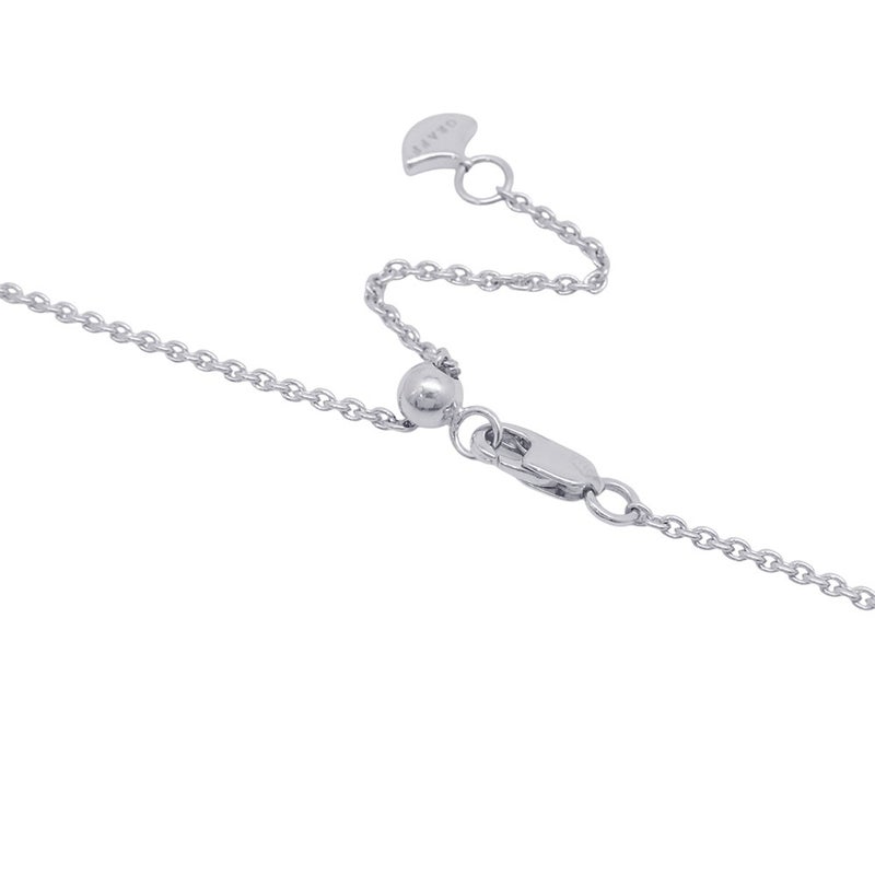 グラフ ネックレス パヴェ バタフライ ダイヤモンド ミニ ペンダント ダイヤ 計約0.55ct K18WGホワイトゴールド RGP550