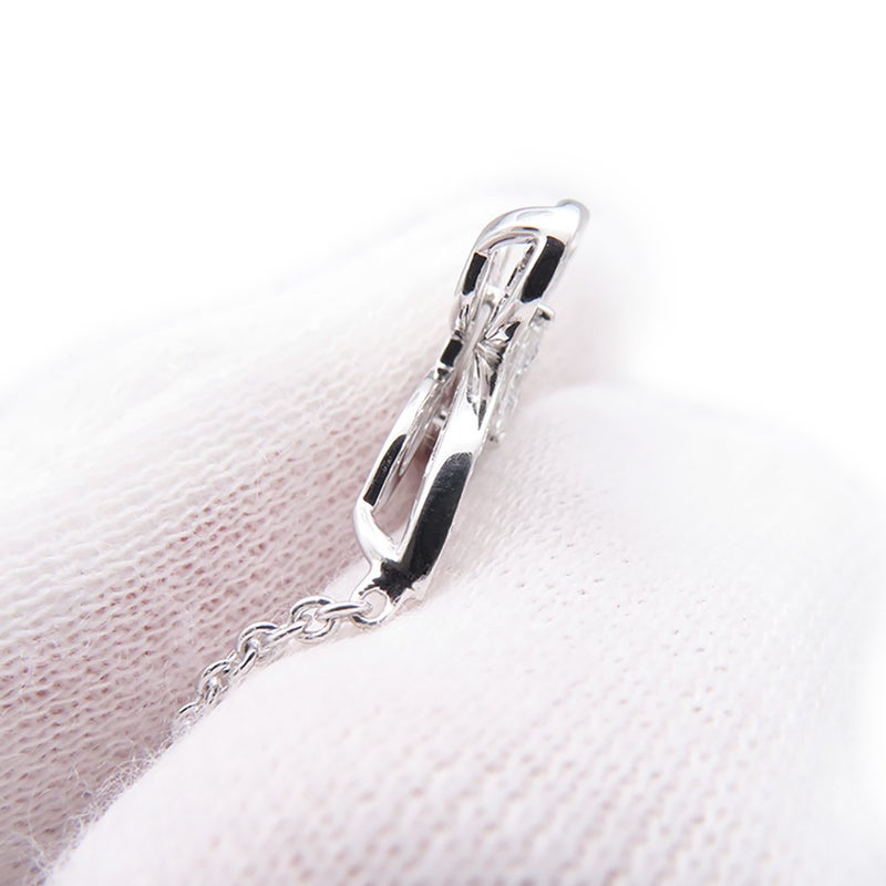 グラフ ネックレス パヴェ バタフライ ダイヤモンド ミニ ペンダント ダイヤ 計約0.55ct K18WGホワイトゴールド RGP550