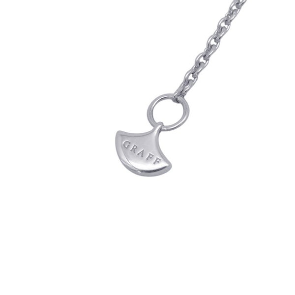 グラフ ネックレス パヴェ バタフライ ダイヤモンド ミニ ペンダント ダイヤ 計約0.55ct K18WGホワイトゴールド RGP550