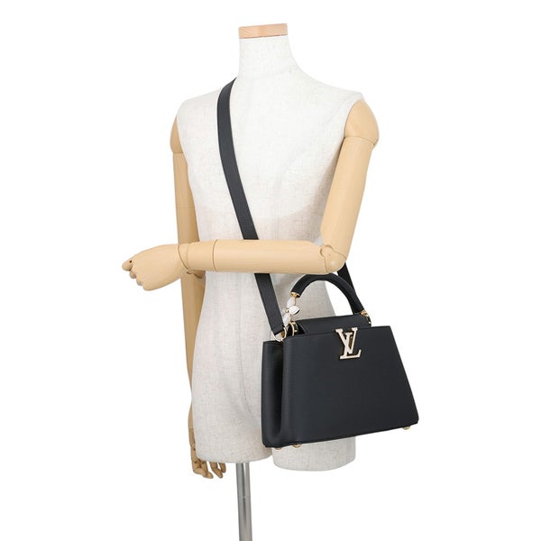 ルイヴィトン ハンドバッグ トリヨンレザー カプシーヌBB M29602 LOUIS VUITTON 2wayショルダーバッグ ブラック 黒