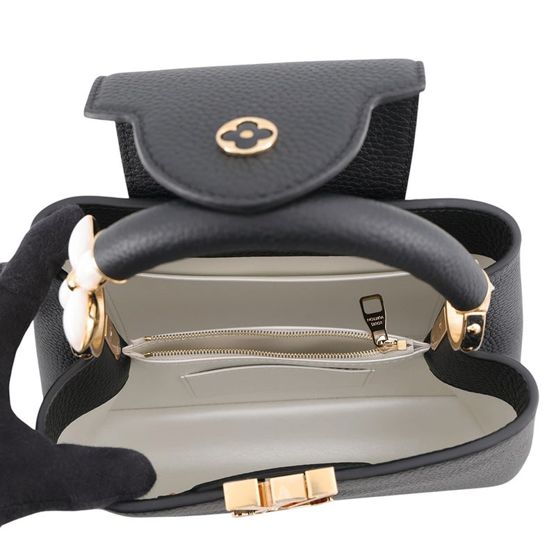 ルイヴィトン ハンドバッグ トリヨンレザー カプシーヌBB M29602 LOUIS VUITTON 2wayショルダーバッグ ブラック 黒