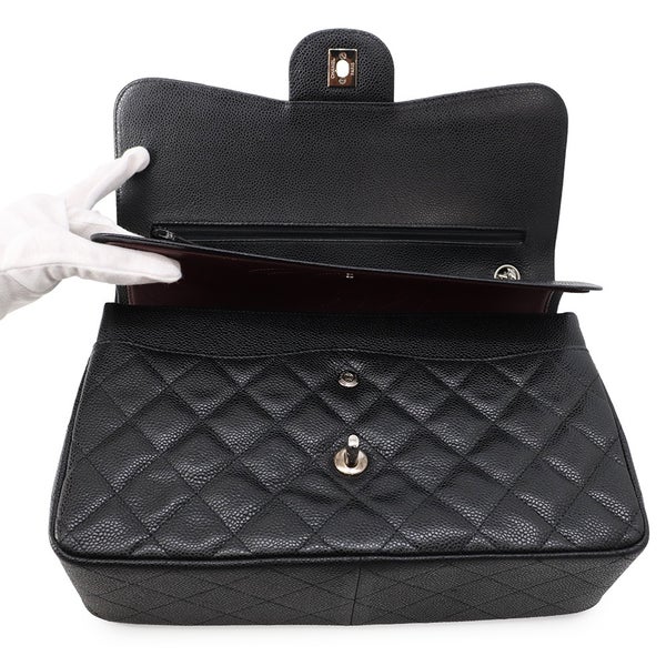 シャネル チェーンショルダーバッグ マトラッセ30 ココマーク キャビアスキン A58600 CHANEL 黒 デカマト