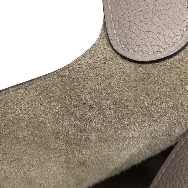 エルメス ハンドバッグ ピコタンロックMM グリアスファルト/シルバー金具 トリヨンモーリス C刻印 HERMES トートバッグ