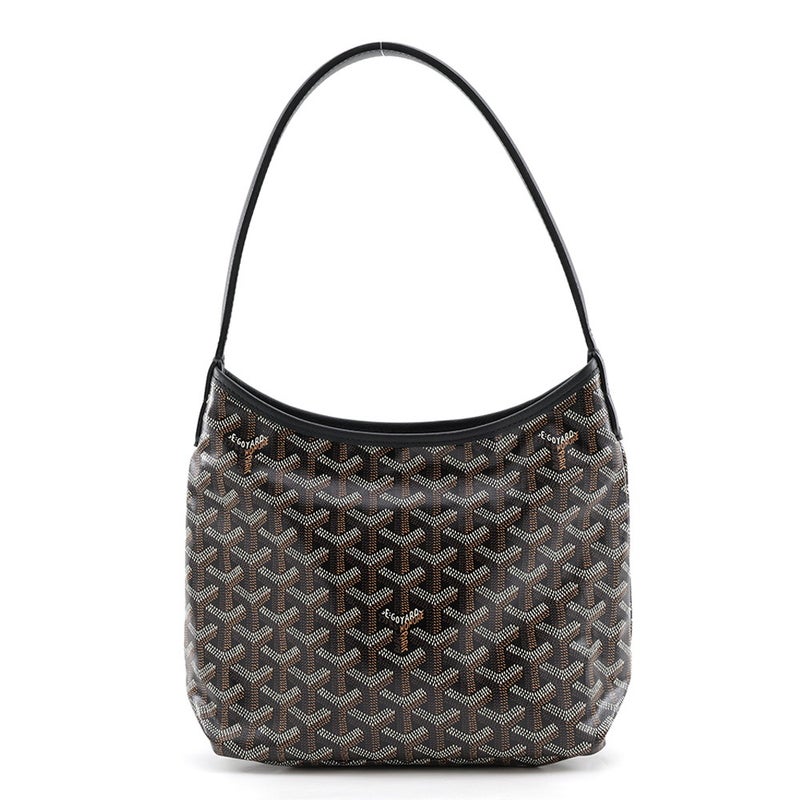 ゴヤール ハンドバッグ ボエム ホーボー ミニバッグ PVC/レザー BOHEMEMINTY01CL01P GOYARD ポーチ付き 黒
