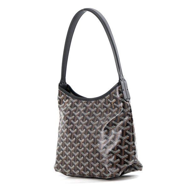 ゴヤール ハンドバッグ ボエム ホーボー ミニバッグ PVC/レザー BOHEMEMINTY01CL01P GOYARD ポーチ付き 黒