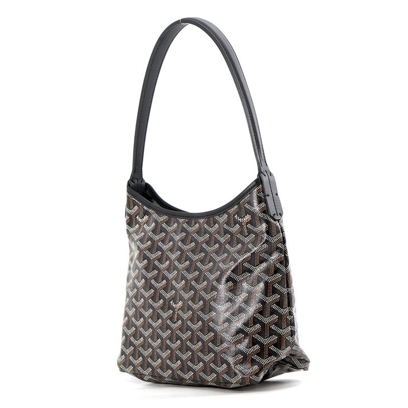 ゴヤール ハンドバッグ ボエム ホーボー ミニバッグ PVC/レザー BOHEMEMINTY01CL01P GOYARD ポーチ付き 黒