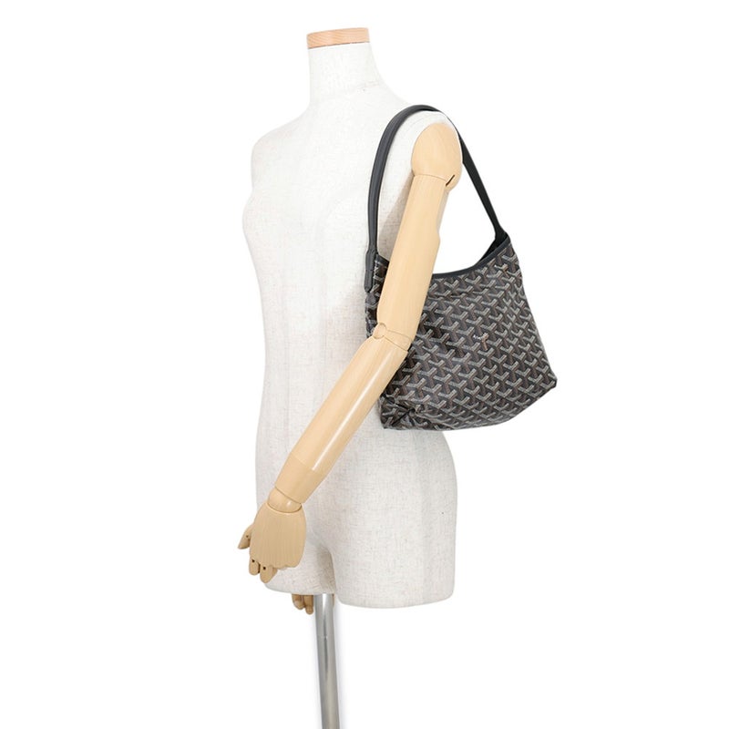 ゴヤール ハンドバッグ ボエム ホーボー ミニバッグ PVC/レザー BOHEMEMINTY01CL01P GOYARD ポーチ付き 黒