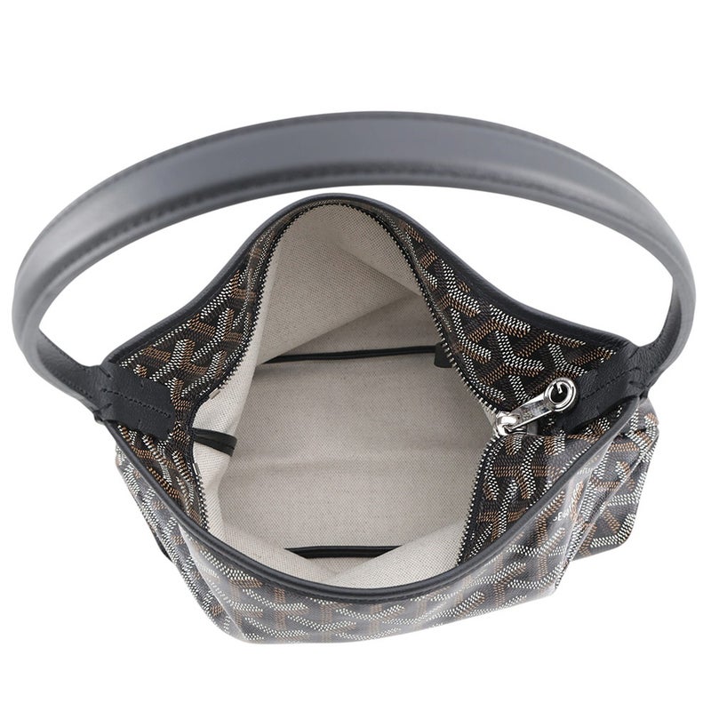 ゴヤール ハンドバッグ ボエム ホーボー ミニバッグ PVC/レザー BOHEMEMINTY01CL01P GOYARD ポーチ付き 黒