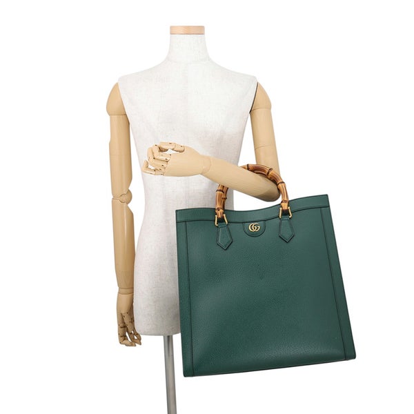 グッチ トートバッグ ダイアナ バンブー トート レザー 703218 GUCCI 2way