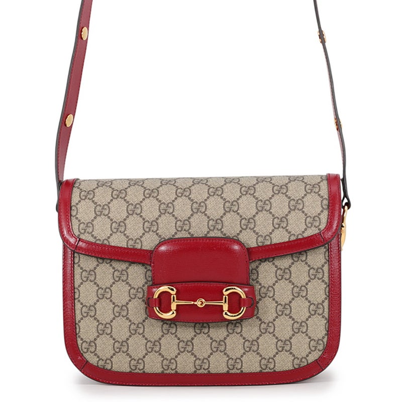 グッチ ショルダーバッグ 1955 ホースビット GGスプリーム ベージュ 602204 GUCCI バッグ