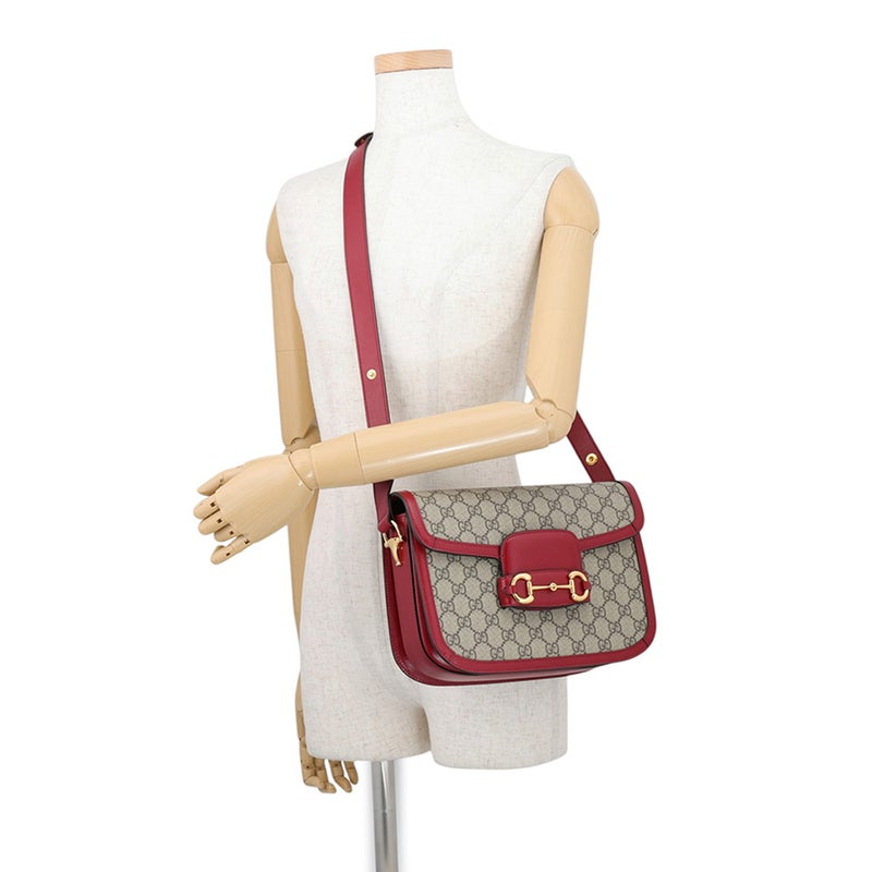 グッチ ショルダーバッグ 1955 ホースビット GGスプリーム ベージュ 602204 GUCCI バッグ