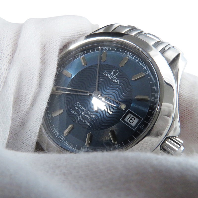 オメガ シーマスター 2501.81.00 OMEGA 腕時計 ウォッチ ブルー文字盤
