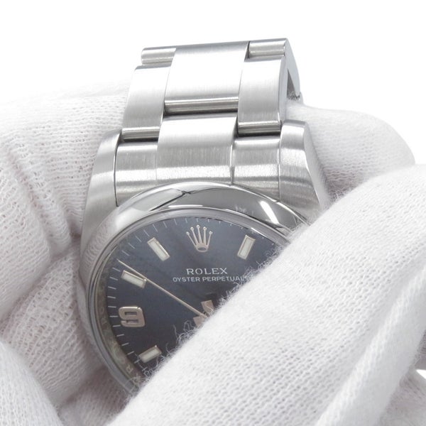 ロレックス オイスターパーペチュアル34 ランダムシリアル ルーレット 114200 ROLEX 腕時計  ブルー文字盤