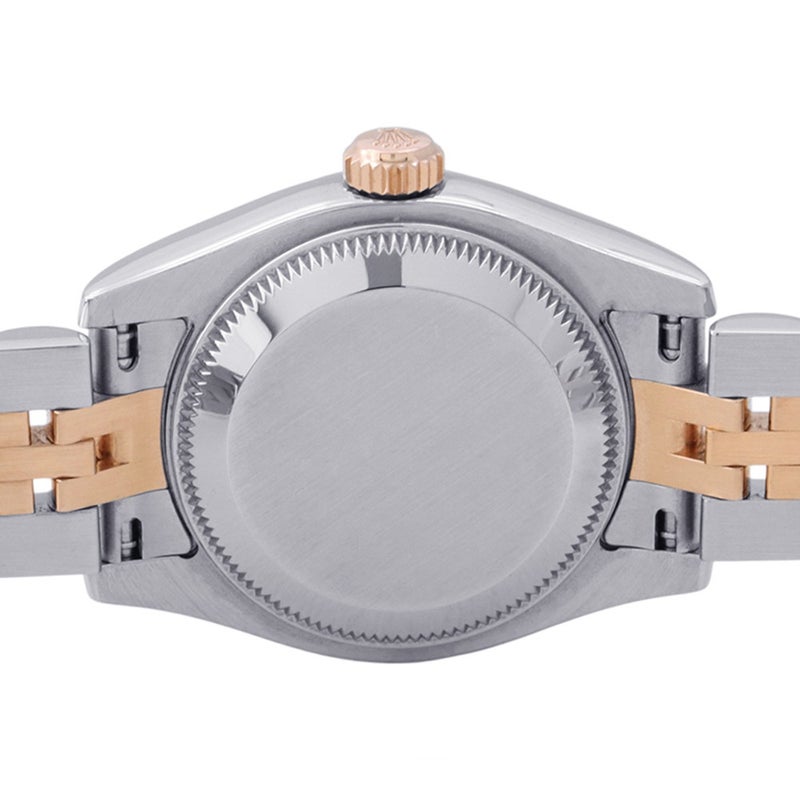 ロレックス デイトジャスト SS/K18PG D番 179171G ROLEX 腕時計 レディース 白文字盤 10Pダイヤ