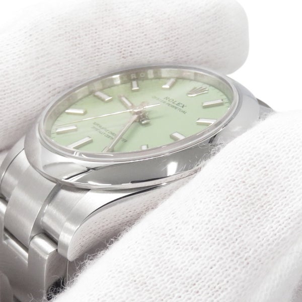 ロレックス オイスターパーペチュアル31 ランダムシリアル ルーレット 277200 ROLEX 腕時計 レディース ピスタチオ文字盤