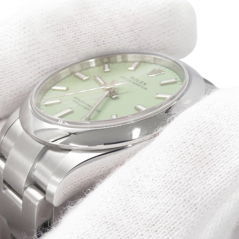 ロレックス オイスターパーペチュアル31 ランダムシリアル ルーレット 277200 ROLEX 腕時計 レディース ピスタチオ文字盤