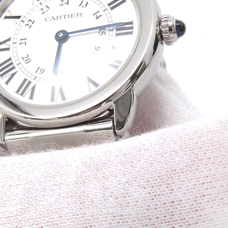 カルティエ ロンドソロ ドゥ カルティエ SM W6701004 Cartier 腕時計 シルバー文字盤