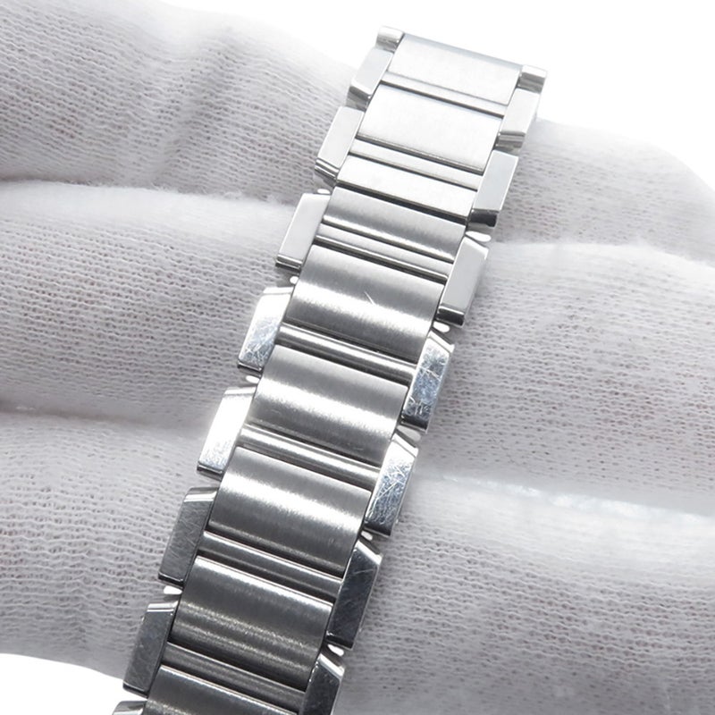 カルティエ タンクフランセーズ SM W51028Q3 Cartier 腕時計 ピンクシェル文字盤 クォーツ