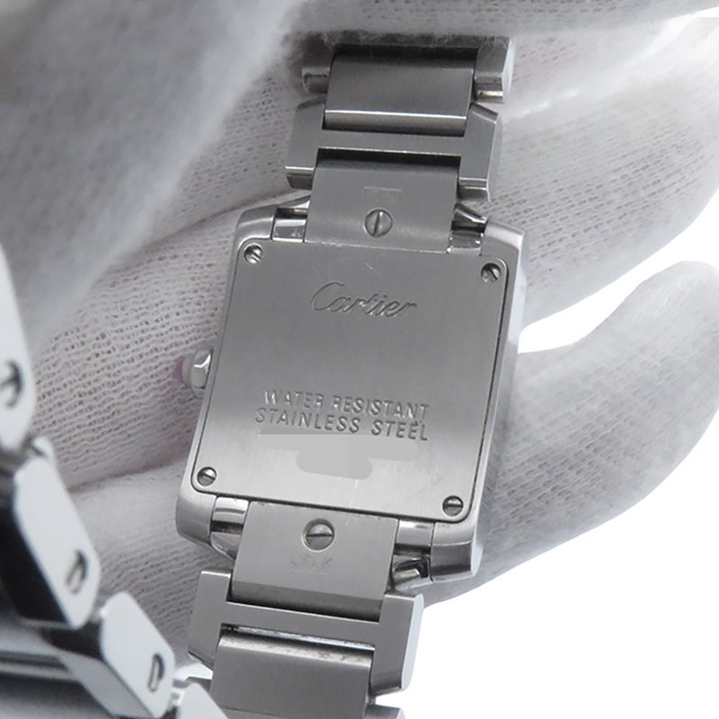 カルティエ タンクフランセーズ SM W51028Q3 Cartier 腕時計 ピンクシェル文字盤 クォーツ