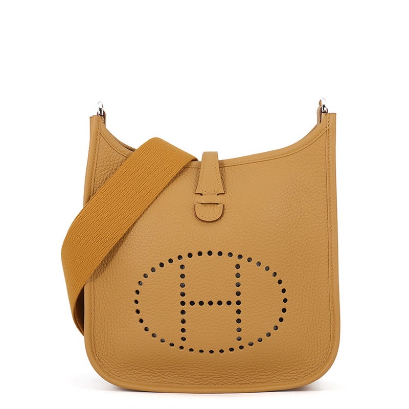 エルメス ショルダーバッグ エブリン3 23 セサミ/シルバー金具 トリヨンクレマンス G刻印 HERMES Evelyne