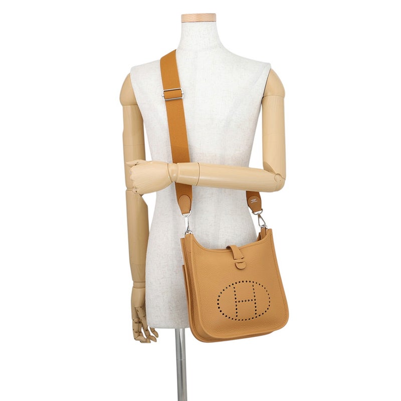 エルメス ショルダーバッグ エブリン3 23 セサミ/シルバー金具 トリヨンクレマンス G刻印 HERMES Evelyne