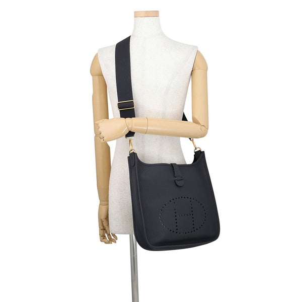 エルメス ショルダーバッグ エブリン3 PM キャバン/ゴールド金具 トリヨンクレマンス K刻印 HERMES Evelyne