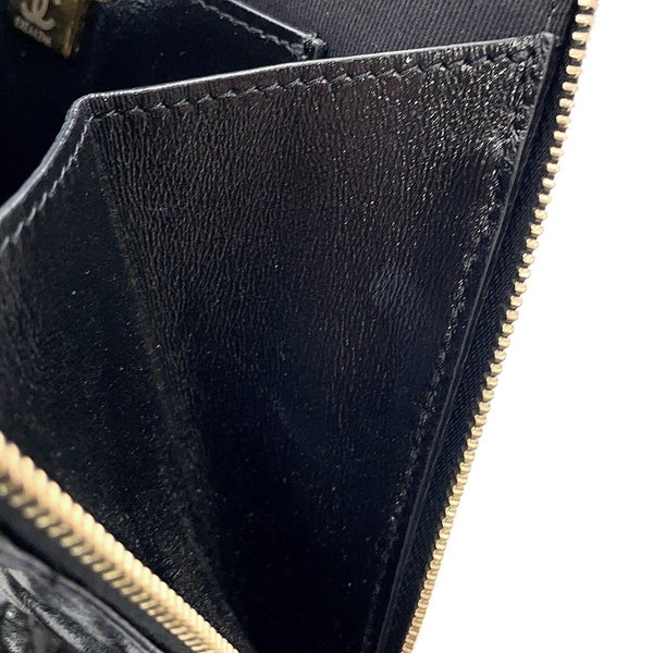 シャネル バックパック マトラッセ ココマーク シャイニーカーフレザー AS3332 CHANEL リュック 黒