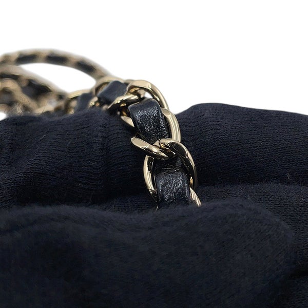 シャネル バックパック マトラッセ ココマーク シャイニーカーフレザー AS3332 CHANEL リュック 黒