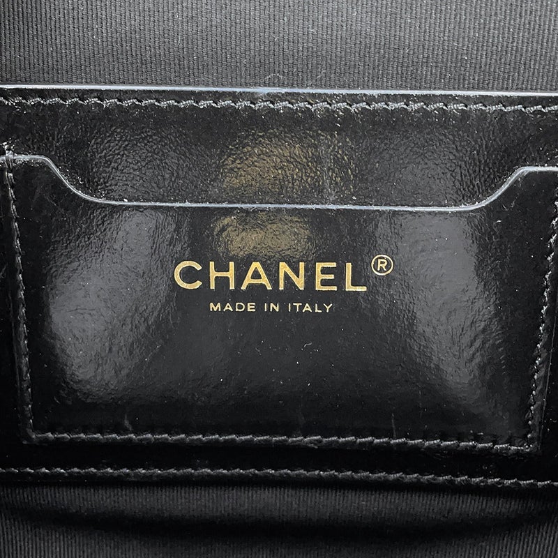 シャネル バックパック マトラッセ ココマーク シャイニーカーフレザー AS3332 CHANEL リュック 黒
