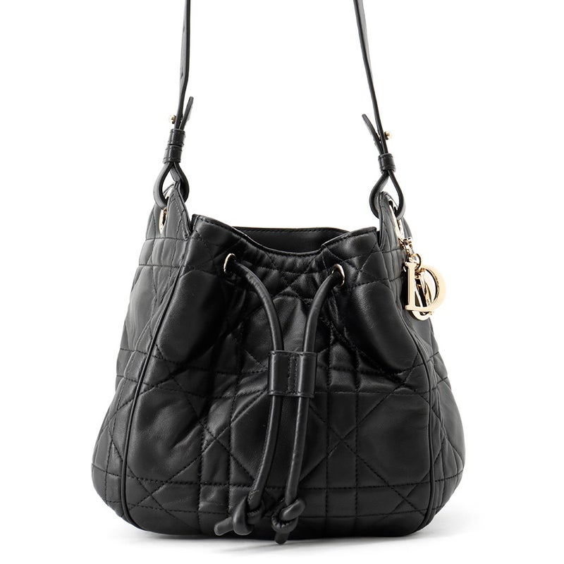 クリスチャン・ディオール ショルダーバッグ ディーモーション スモール M2851ONWP Christian Dior 黒