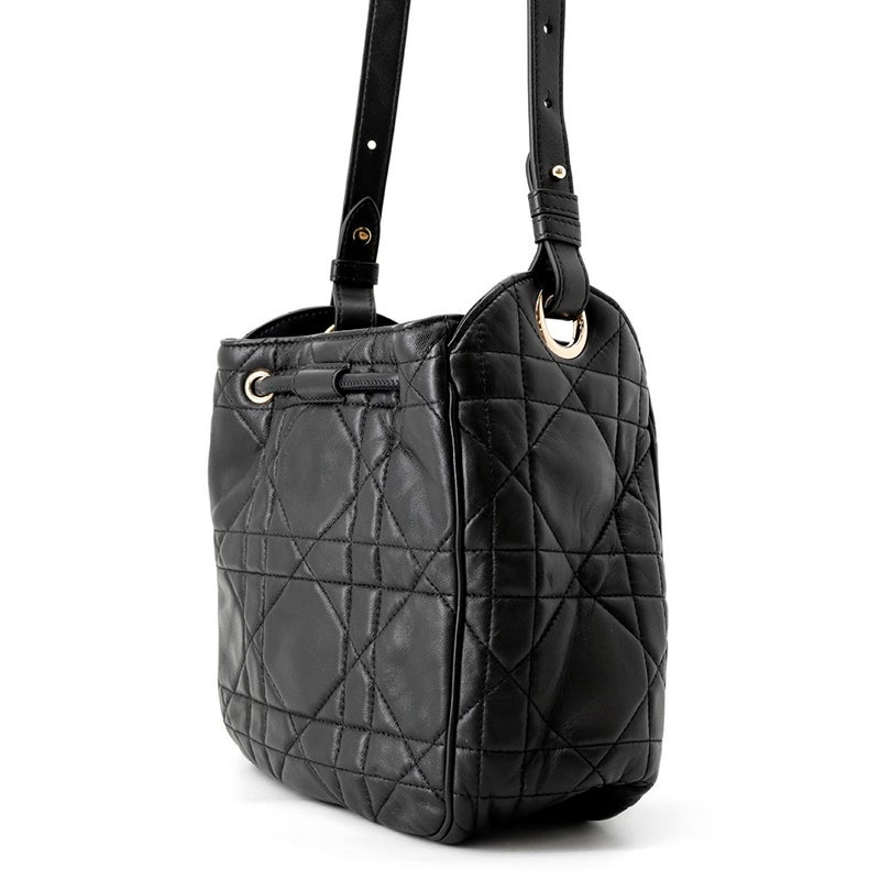 クリスチャン・ディオール ショルダーバッグ ディーモーション スモール M2851ONWP Christian Dior 黒