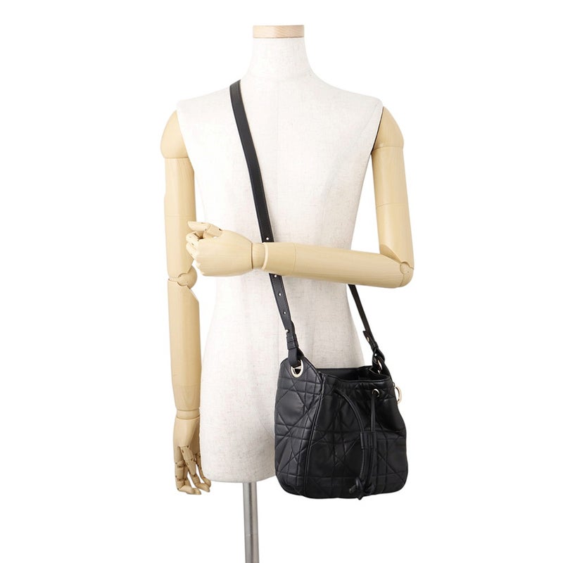 クリスチャン・ディオール ショルダーバッグ ディーモーション スモール M2851ONWP Christian Dior 黒