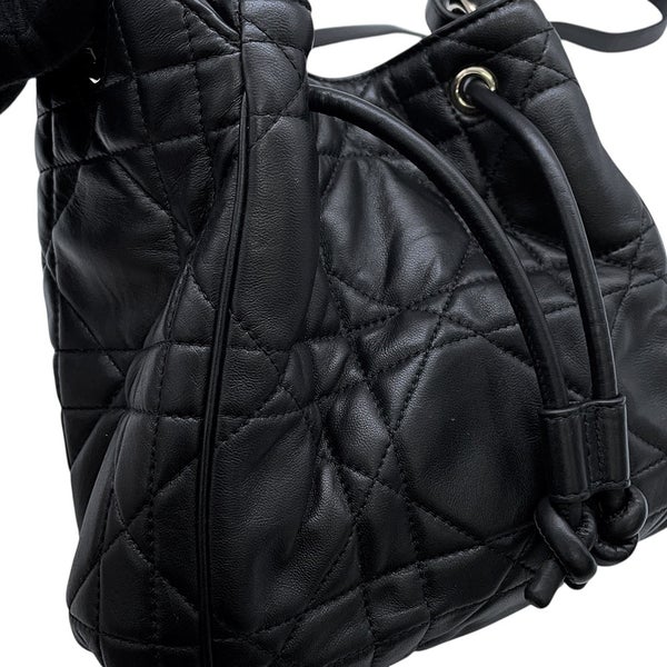 クリスチャン・ディオール ショルダーバッグ ディーモーション スモール M2851ONWP Christian Dior 黒