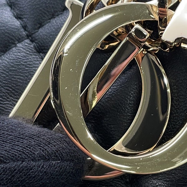 クリスチャン・ディオール ショルダーバッグ ディーモーション スモール M2851ONWP Christian Dior 黒