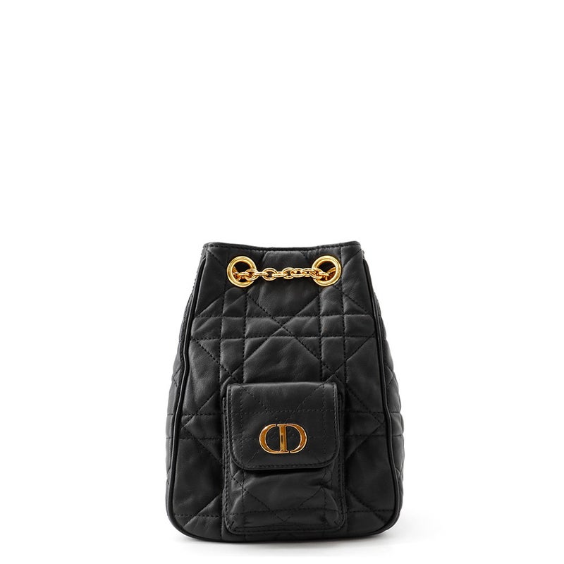 クリスチャン・ディオール リュック カロ ラムスキン M3374UUVB Christian Dior バックパック 黒