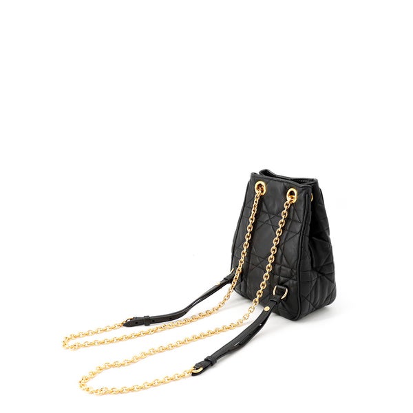 クリスチャン・ディオール リュック カロ ラムスキン M3374UUVB Christian Dior バックパック 黒