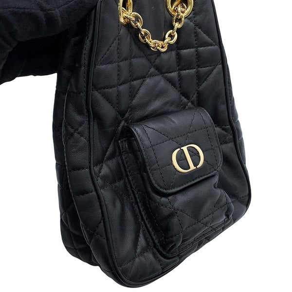 クリスチャン・ディオール リュック カロ ラムスキン M3374UUVB Christian Dior バックパック 黒