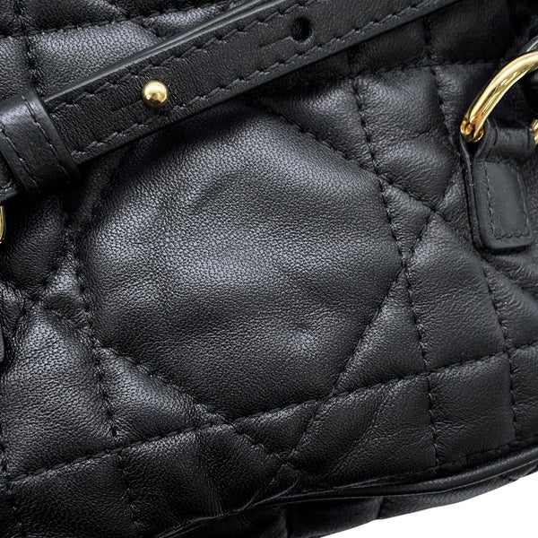クリスチャン・ディオール リュック カロ ラムスキン M3374UUVB Christian Dior バックパック 黒